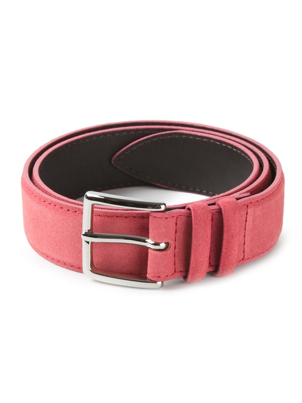 mens pink belt