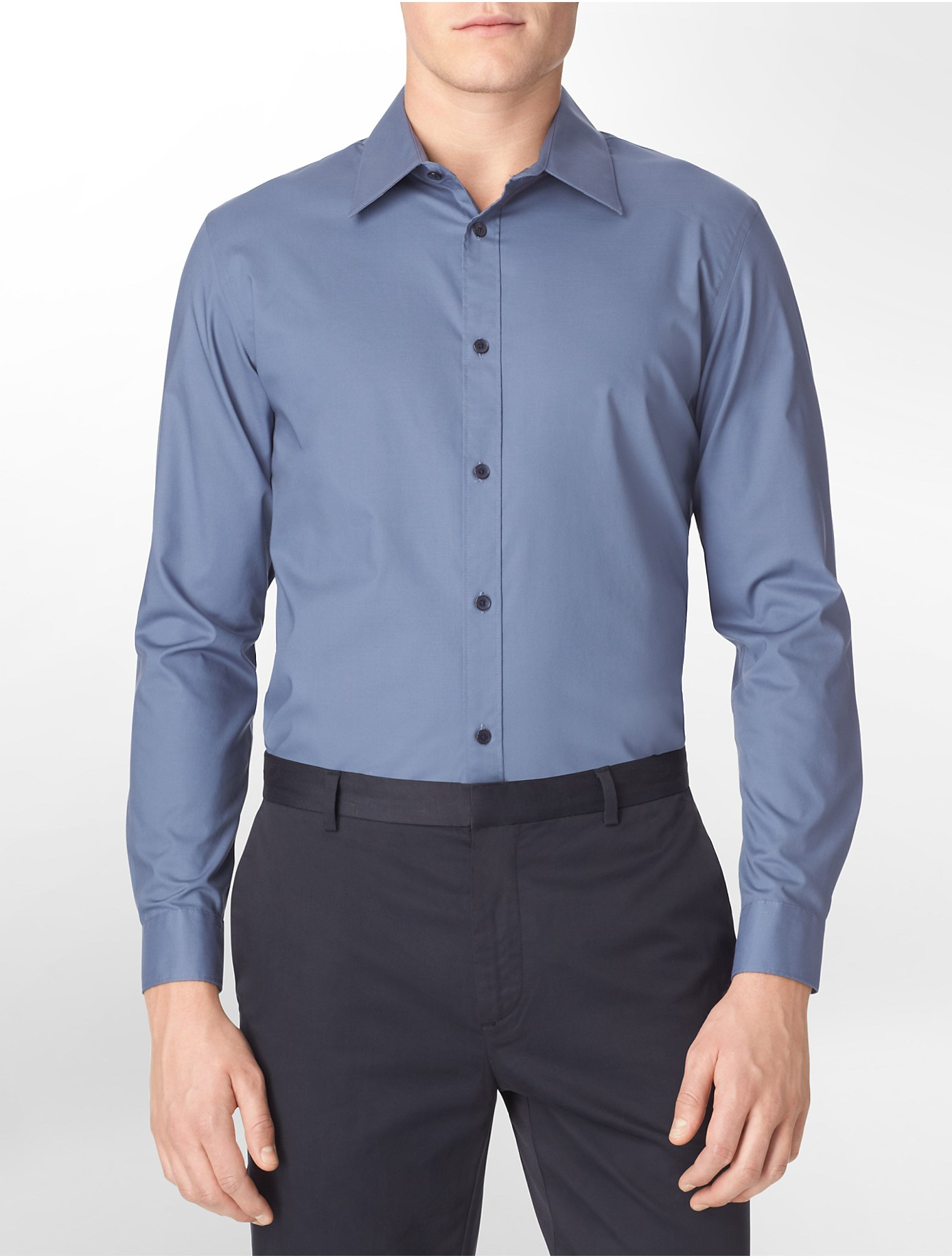 calvin klein no iron dress shirt