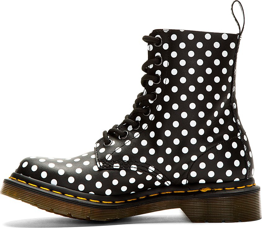 dr martens polka dot boots