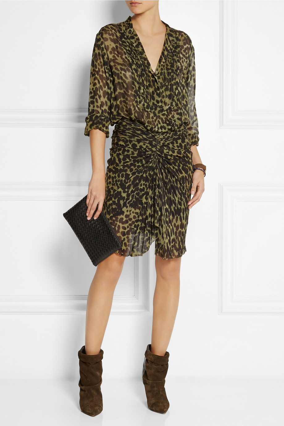 isabel marant leopard dress