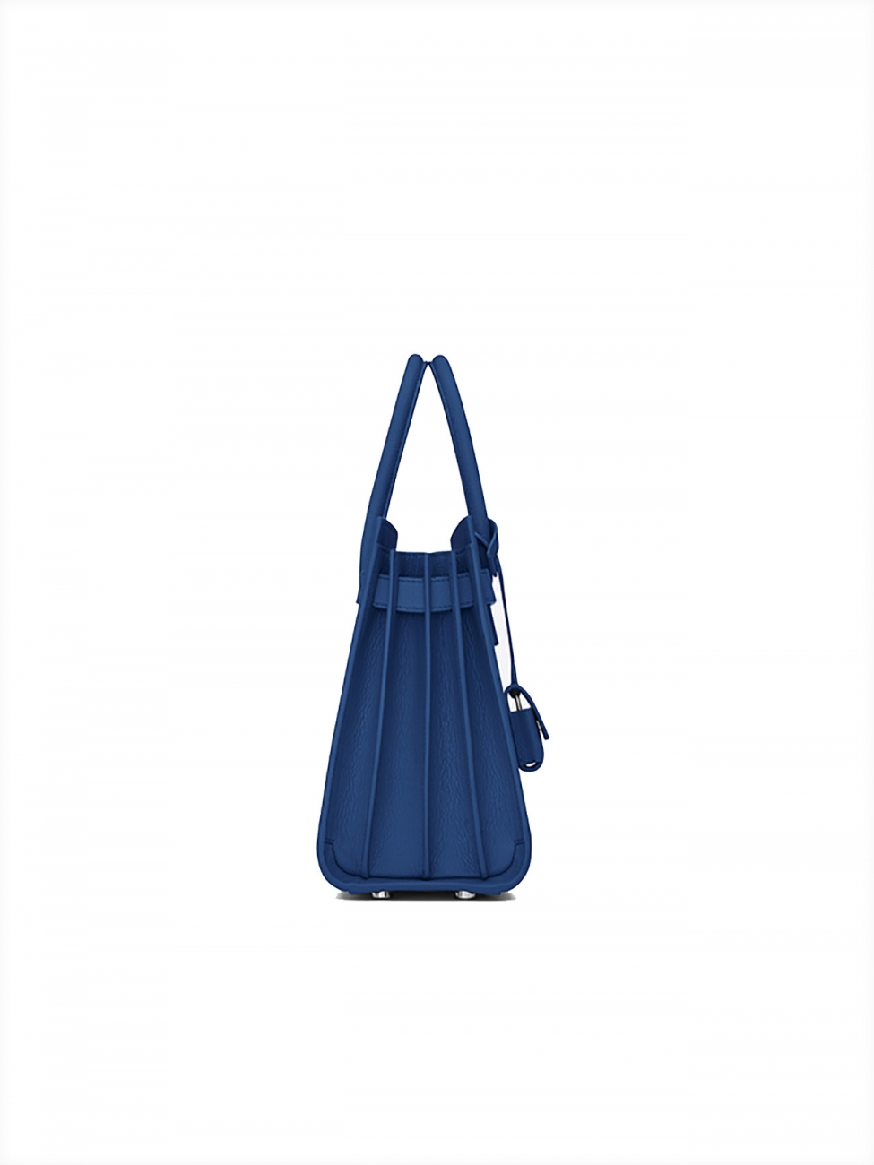 Classic Small Sac De Jour Bag In Royal Blue Crocodile Embossed Leather