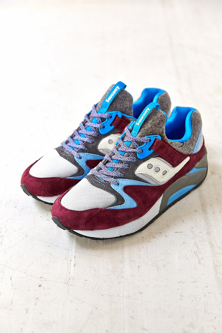 Saucony Limited Edition Italia Grid 9000 Sneaker in Blue for Men | Lyst