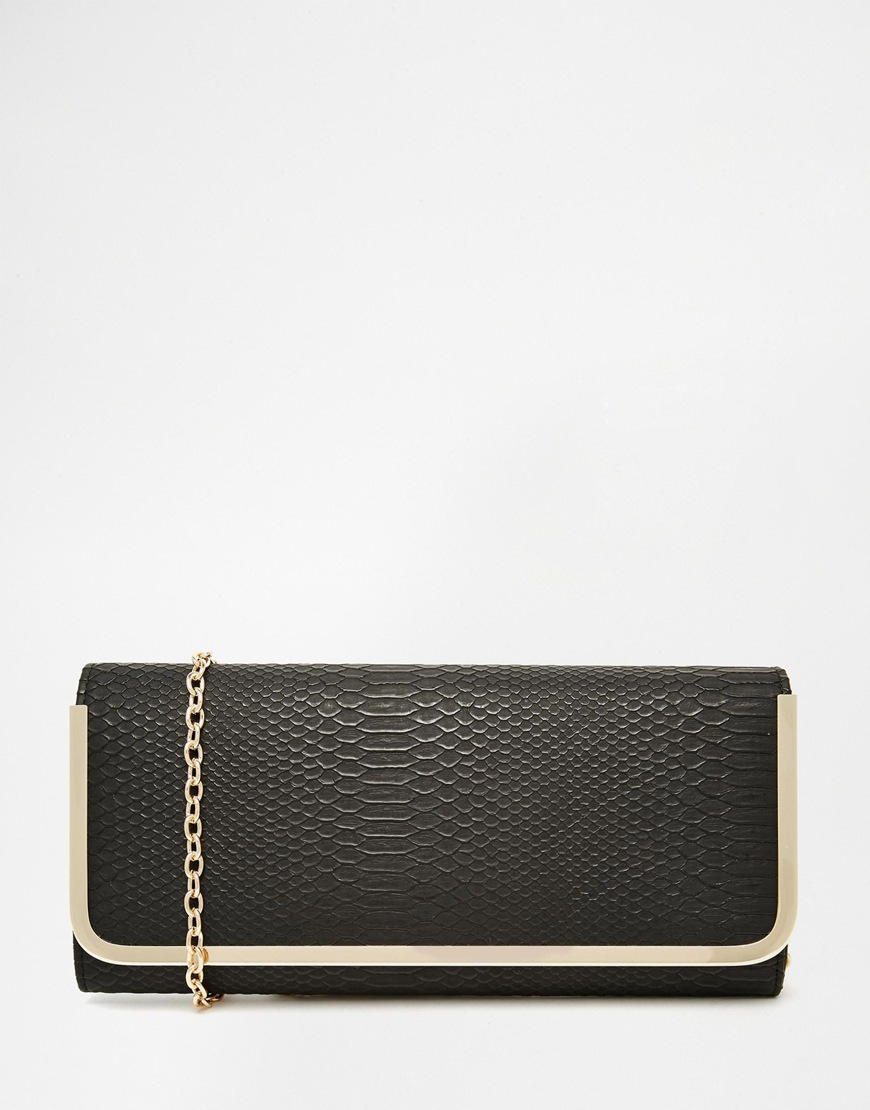 aldo gold clutch bag