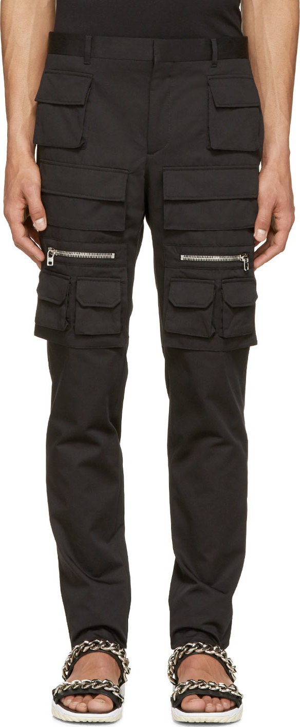 Givenchy Black Cargo Pants for Men - Lyst