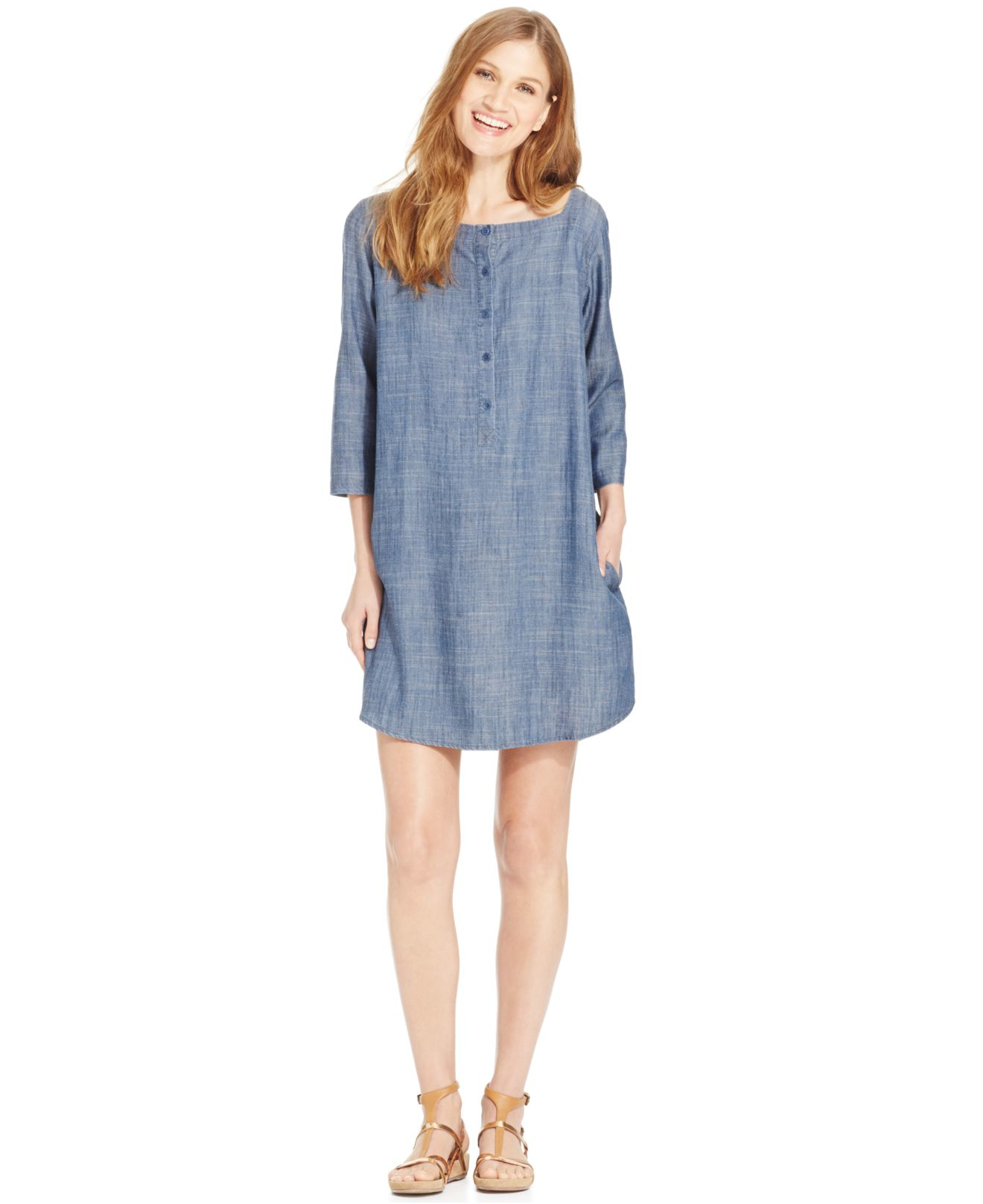 eileen fisher shift dress
