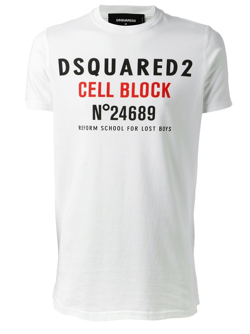 dsquared cell block t shirt