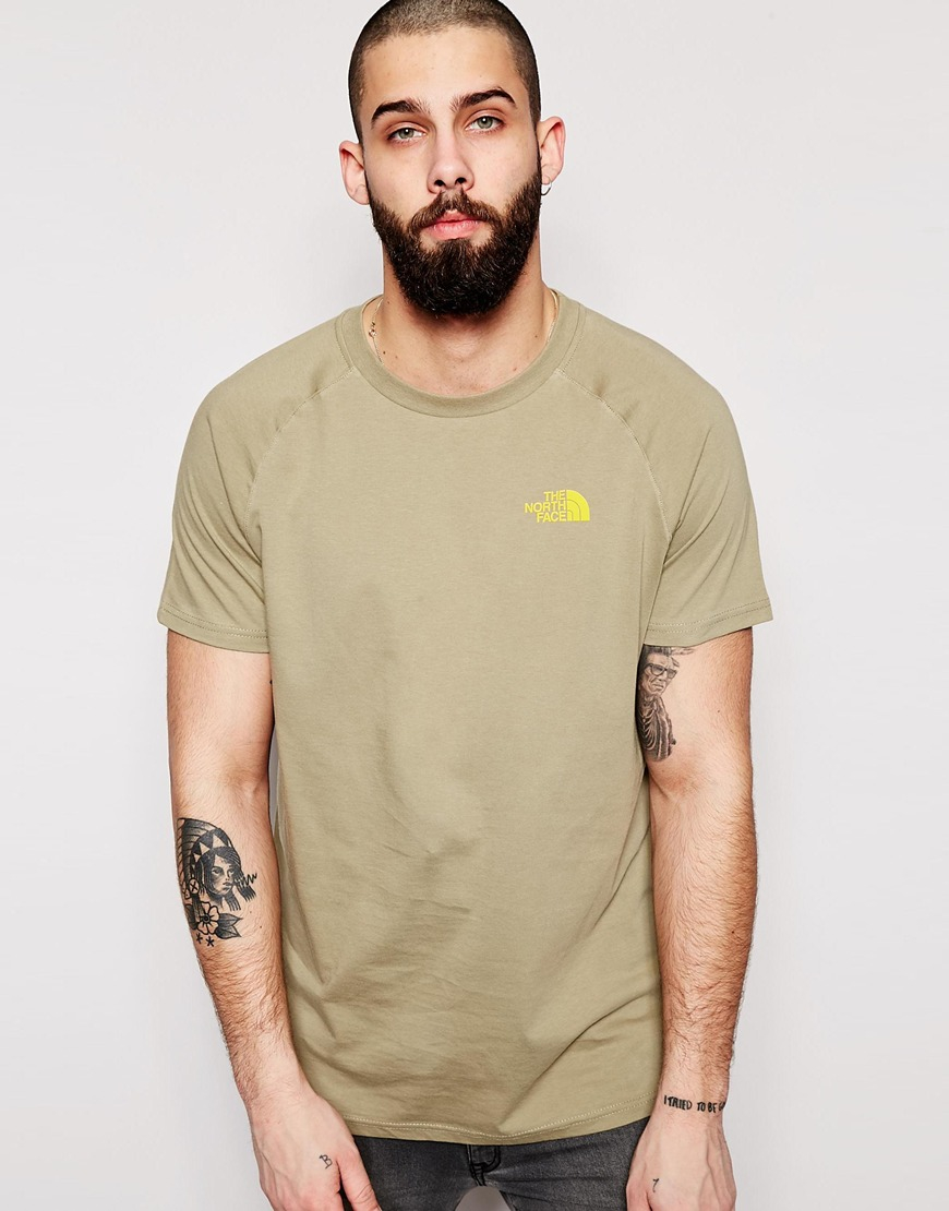 the north face t shirt back print