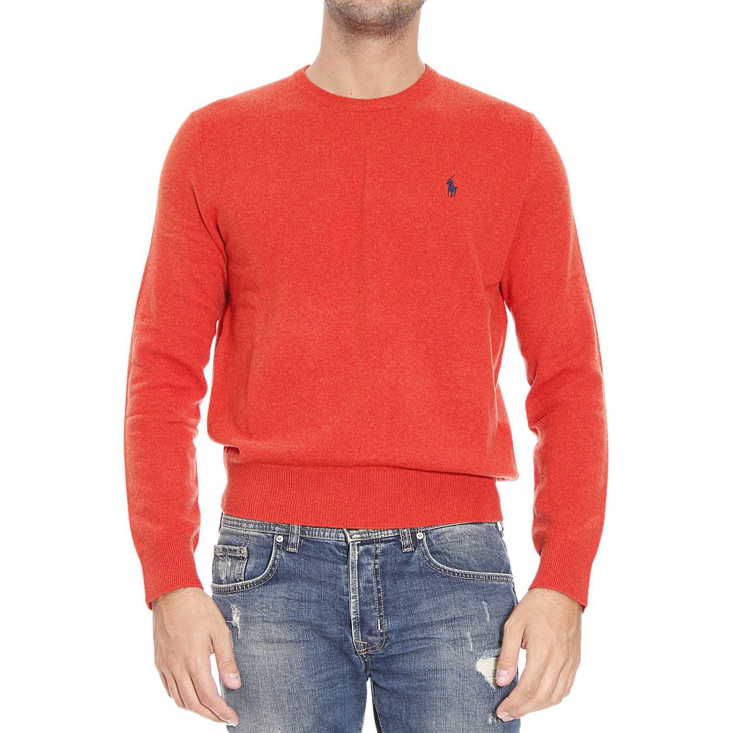 Lyst - Polo Ralph Lauren Sweater in Orange for Men