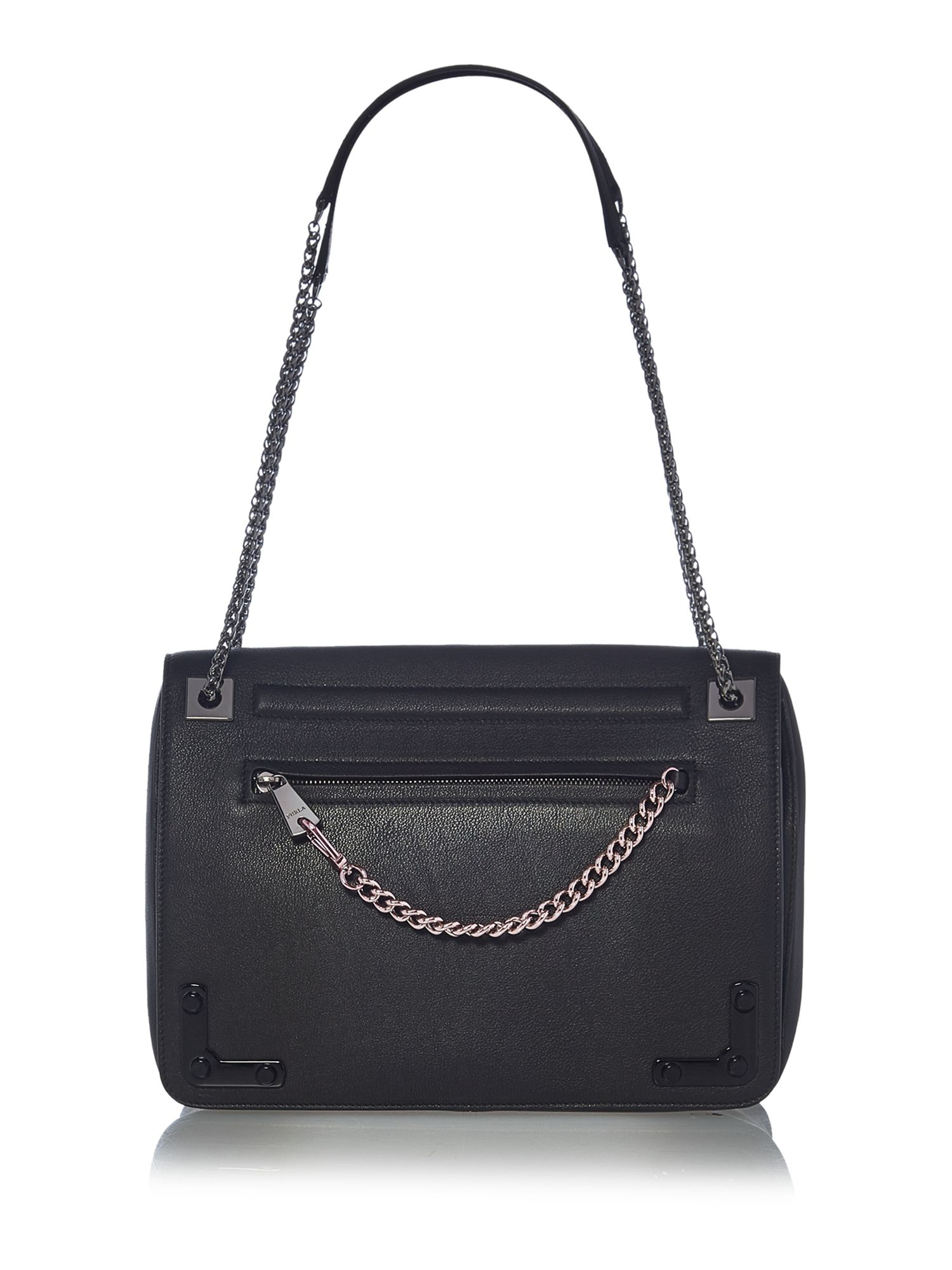 Furla Diana Black Medium Crossbody Bag - Lyst