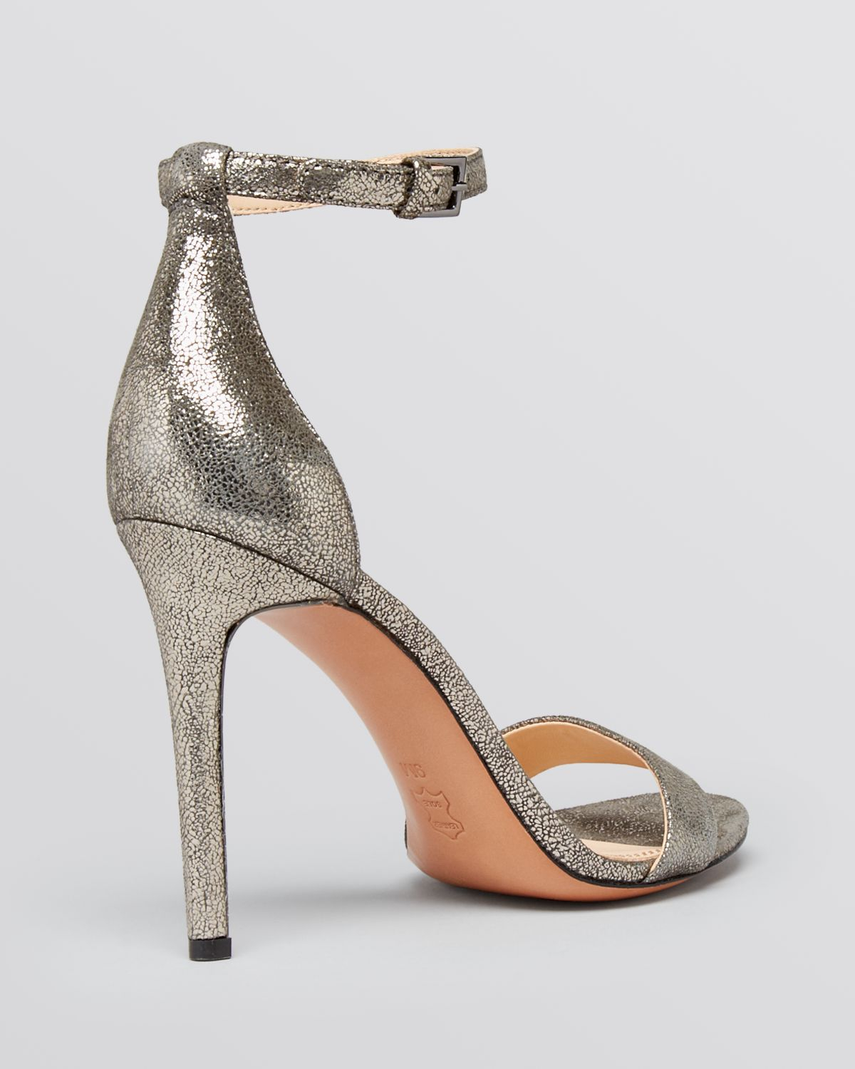 tory burch silver heels