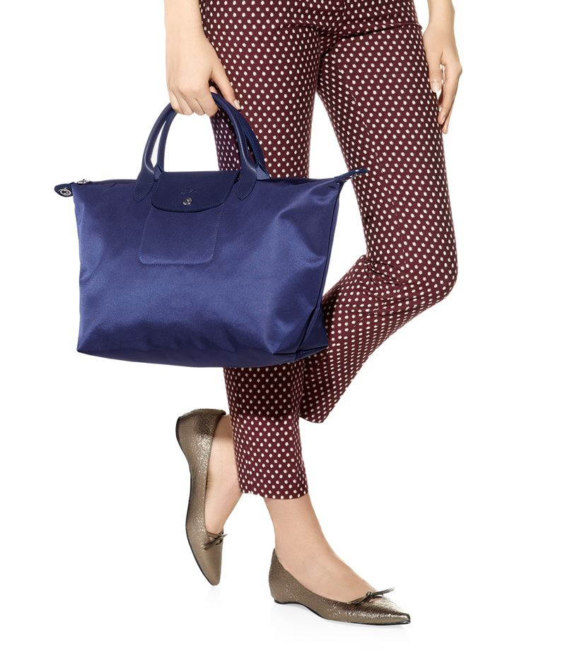 all black le pliage longchamp