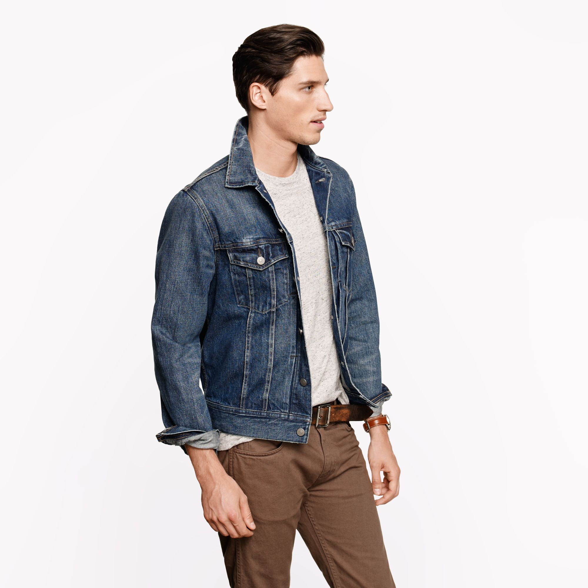 j crew mens denim jacket