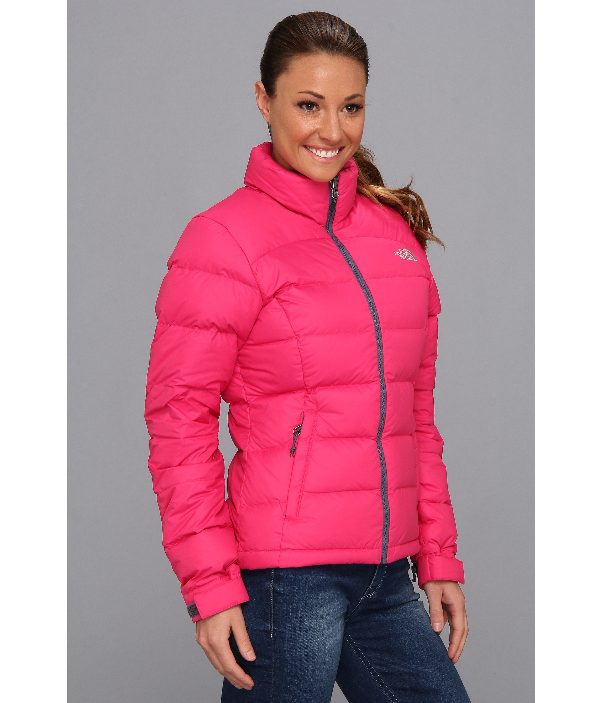The North Face Nuptse 2 Jacket In Passion Pink Pink Lyst