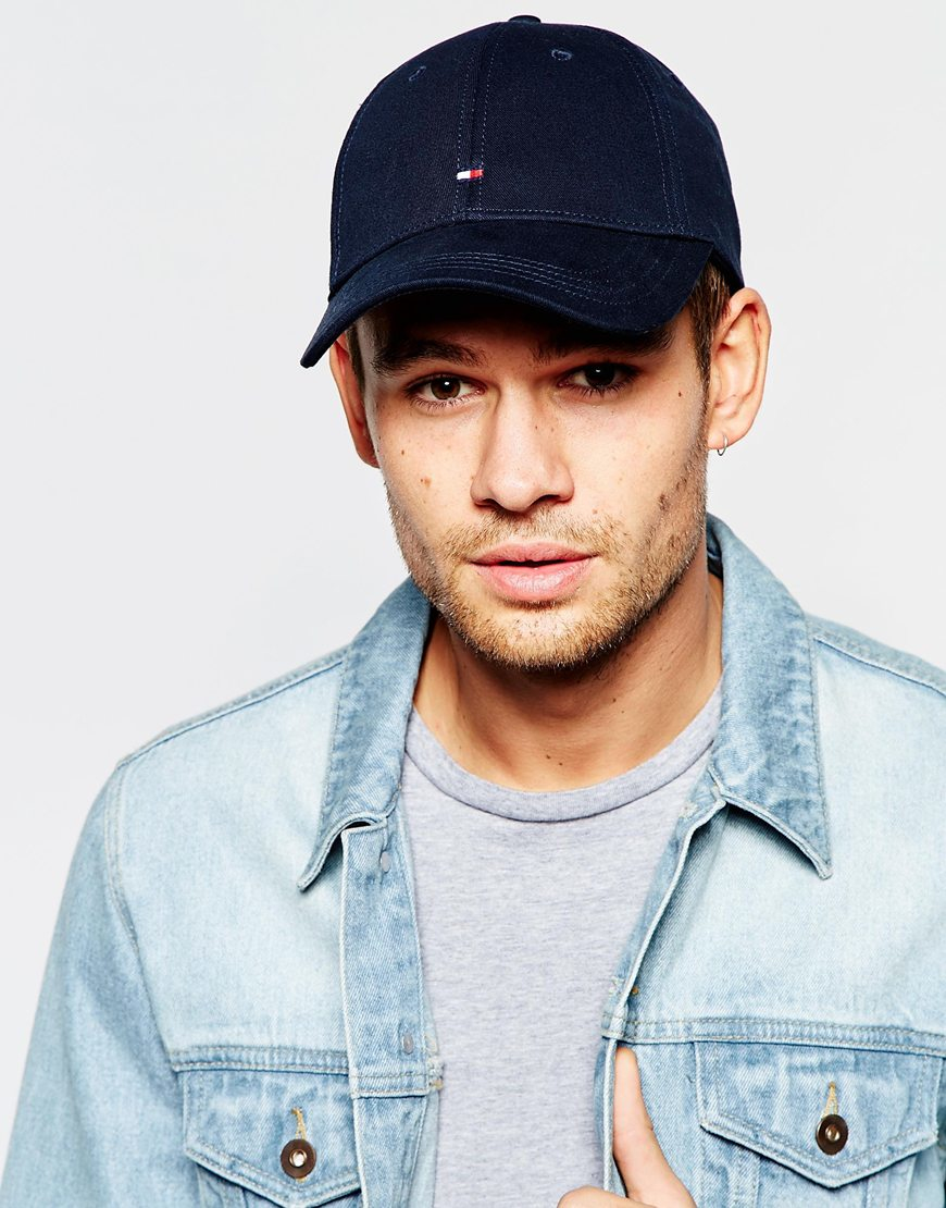 tommy hilfiger cap navy blue