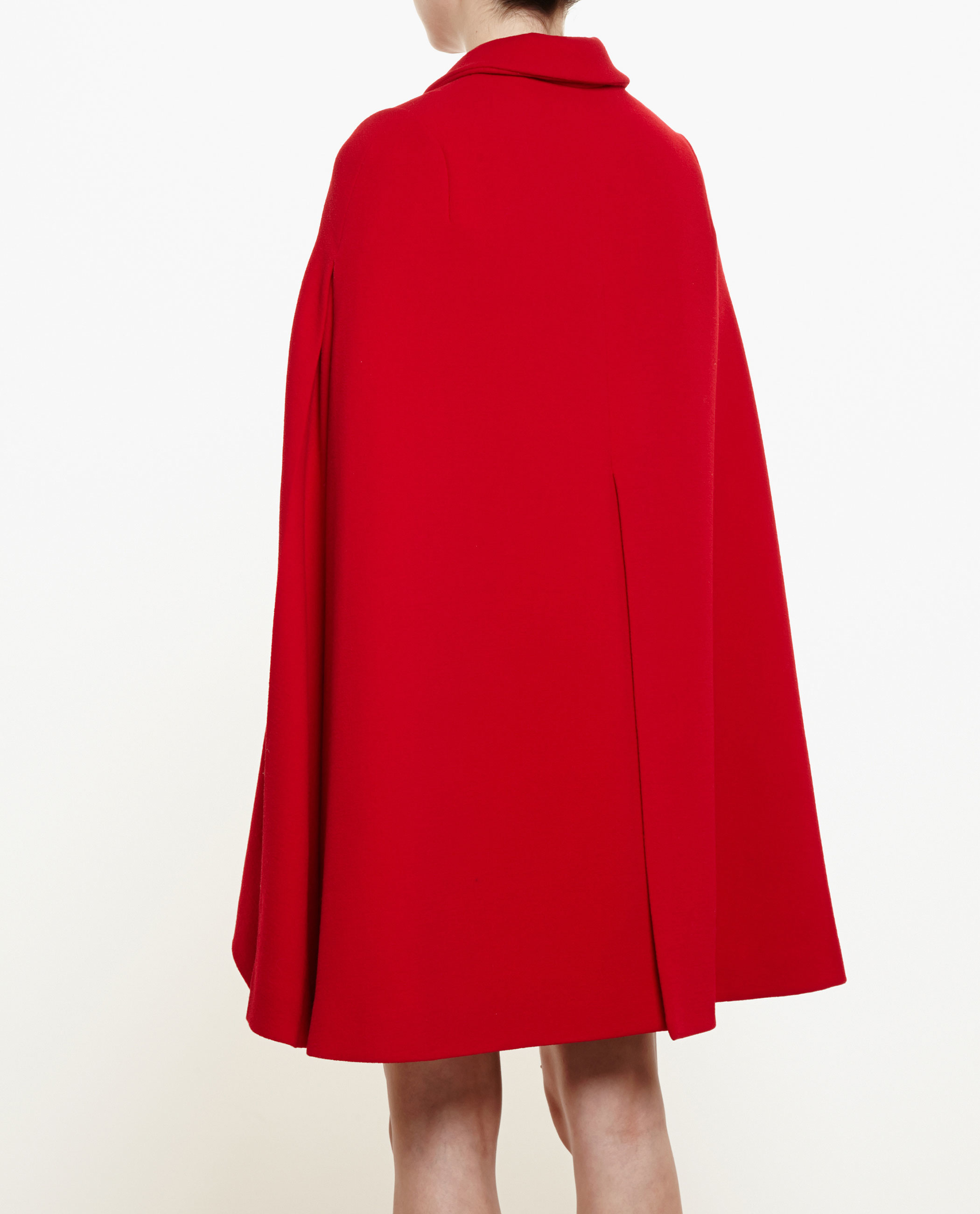 sleeveless cape jacket