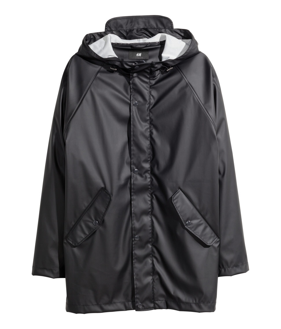 h&m raincoat mens