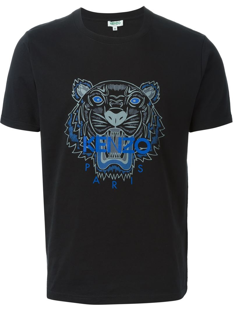 black and white kenzo t shirt