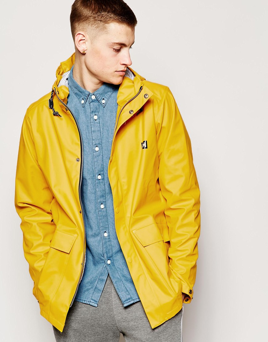 Helly Hansen Lerwick Rain Jacket in Yellow for Men | Lyst