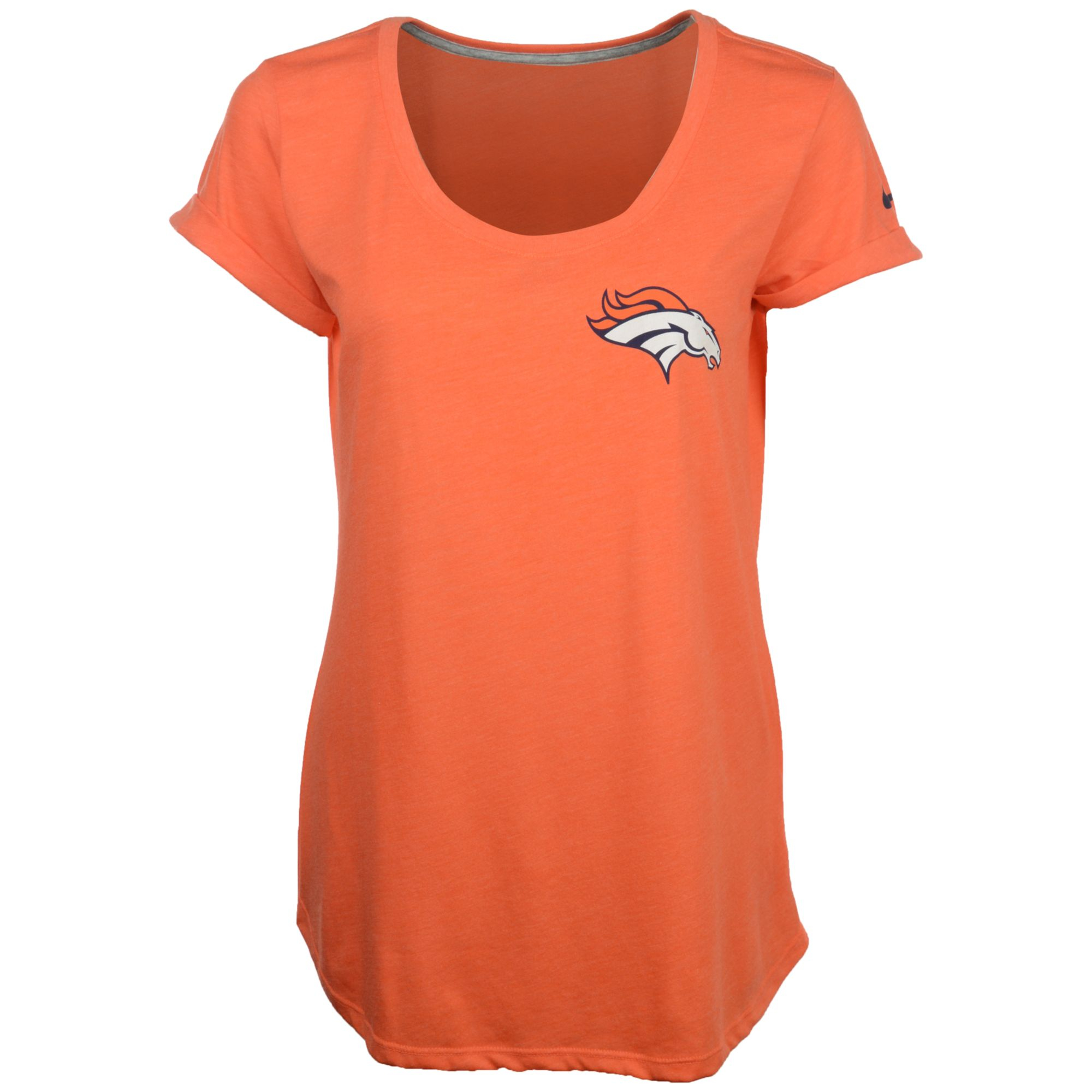 orange nike shirt women's