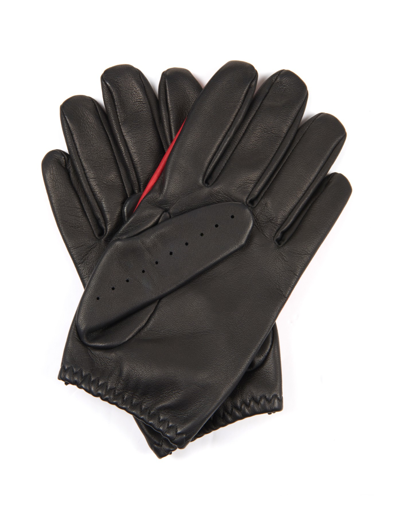 Dents Woburn Leather Driving Gloves in Red for Men Lyst
