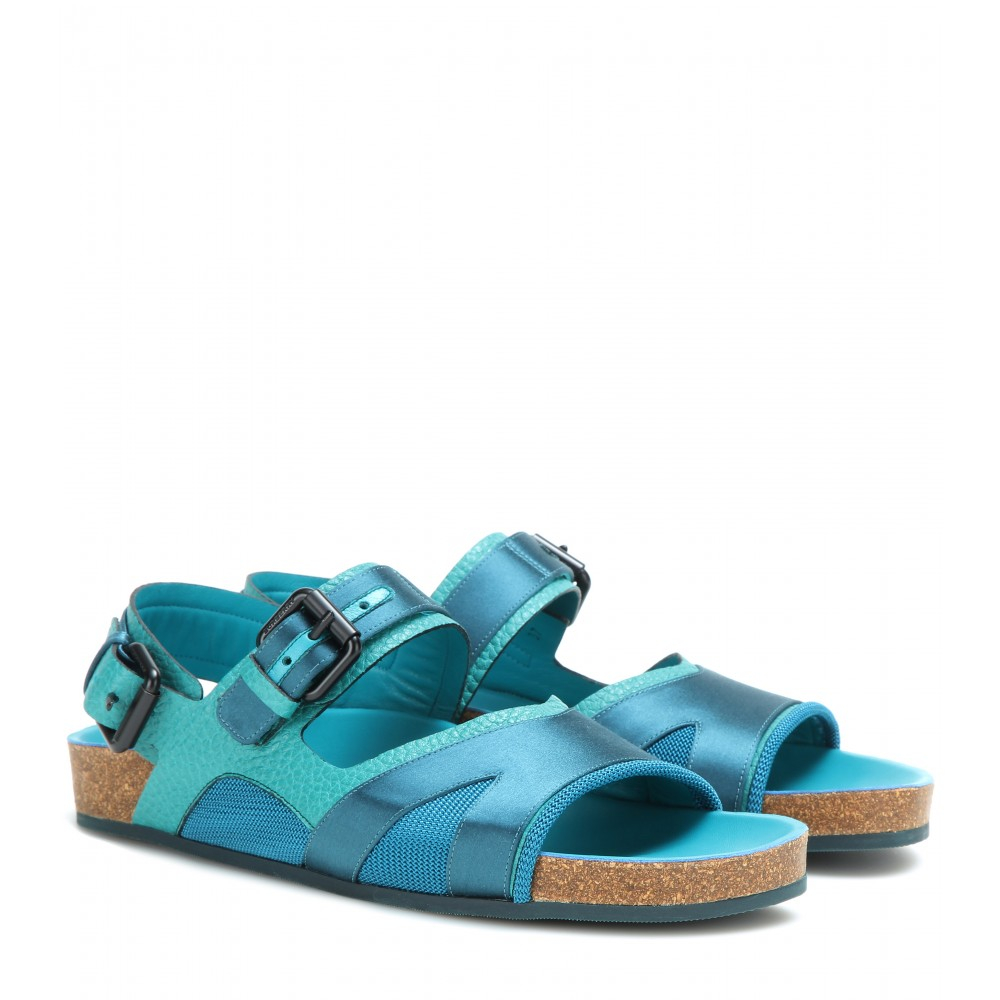 burberry sandals blue