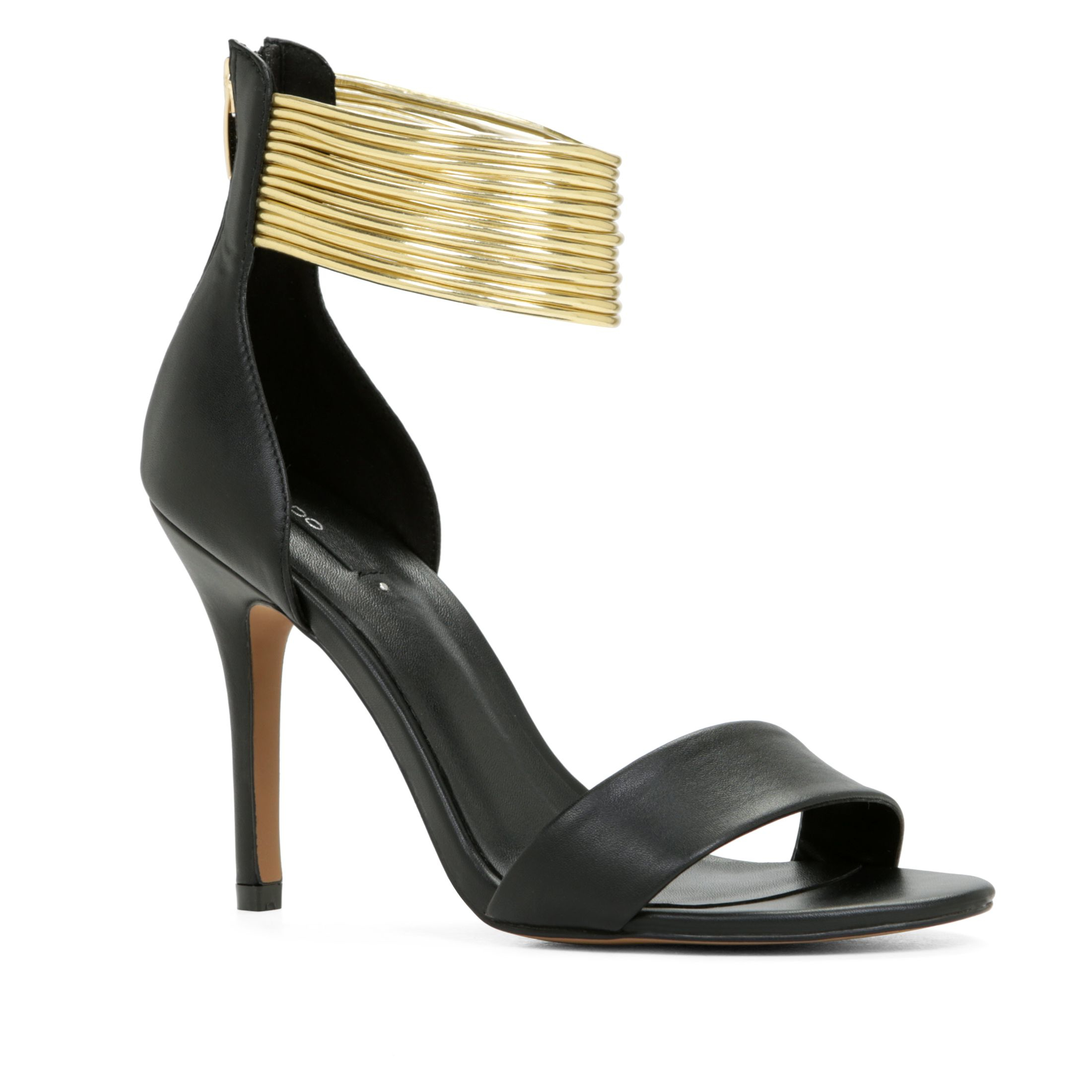 aldo flats with gold heel