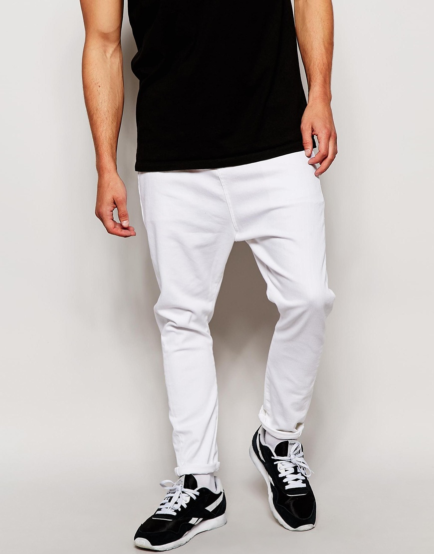 drop crotch jeans
