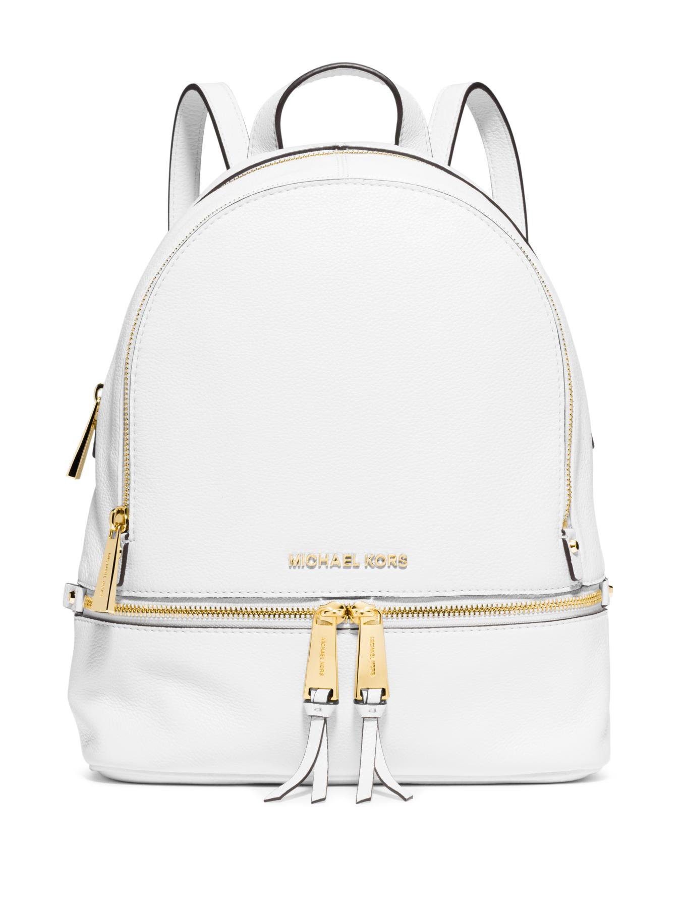 michael kors white backpack