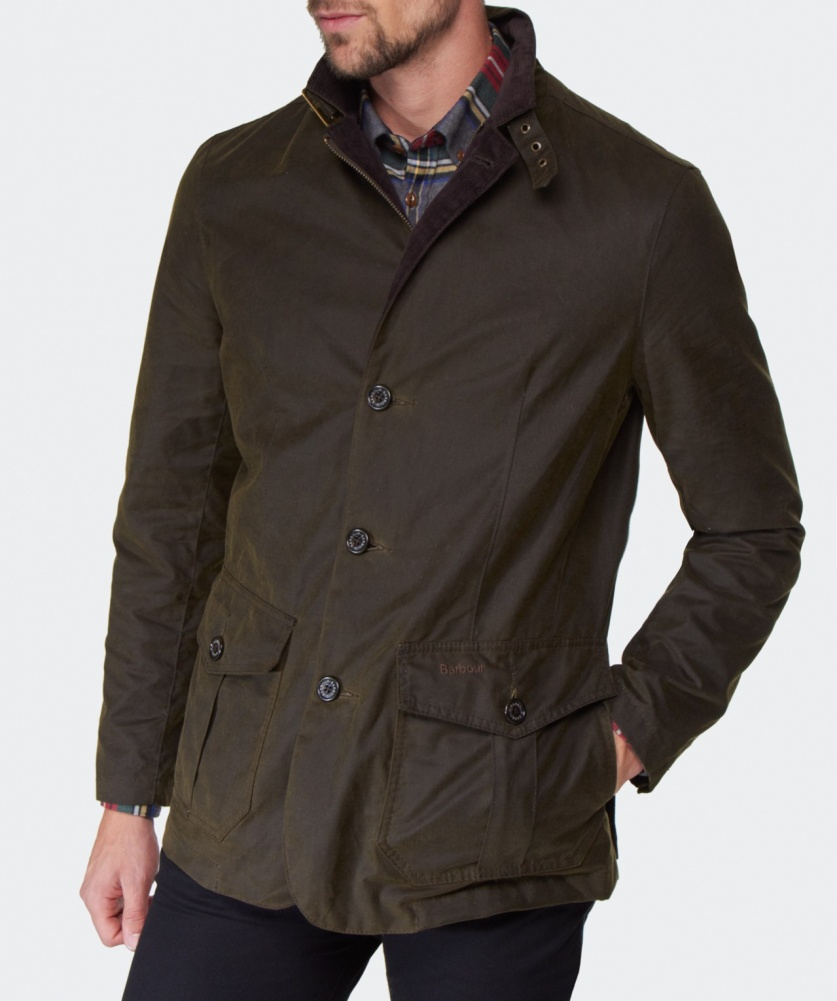 barbour lutz wax jacket olive review