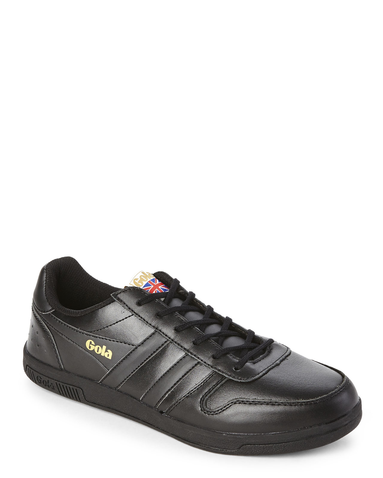 Gola Black Stadia Leather Sneakers for Men Lyst