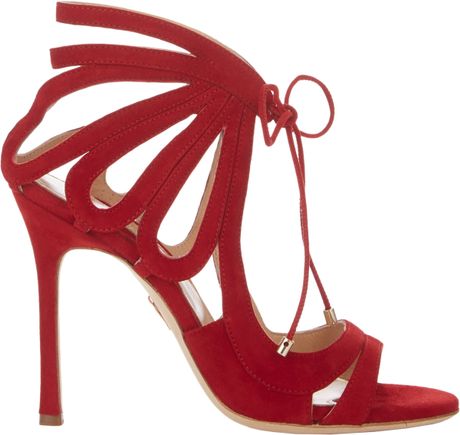 Chelsea Paris Ada Strappy Sandals in Red