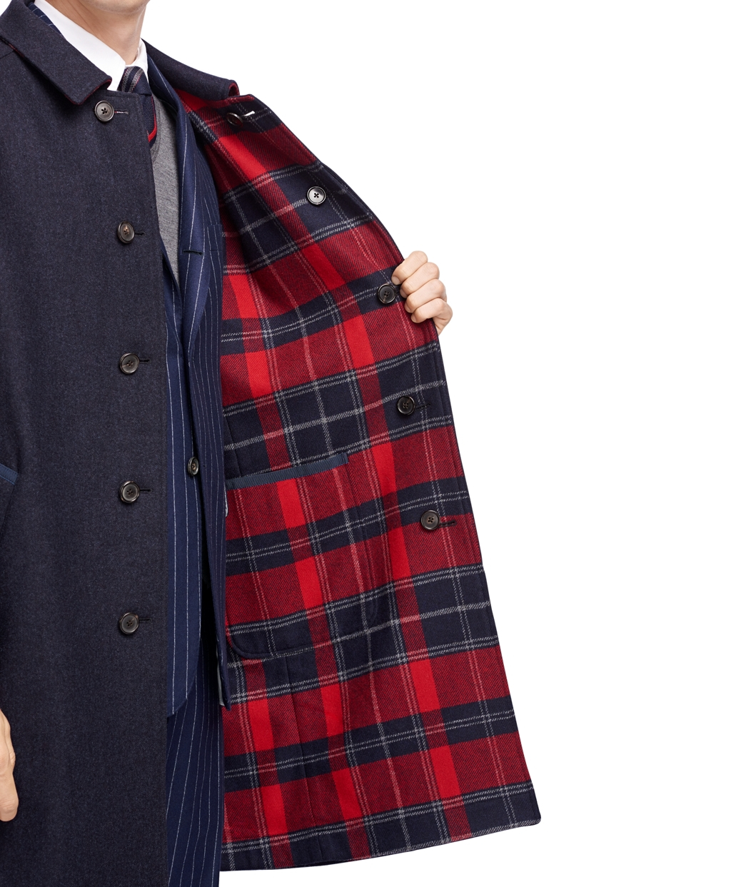 brooks brothers reversible trench coat