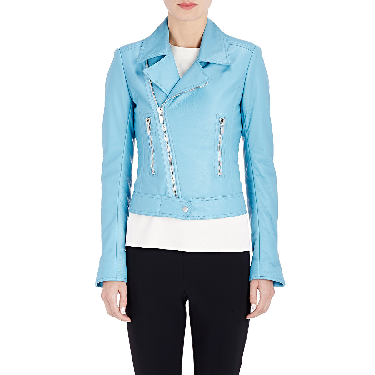 balenciaga jacket blue