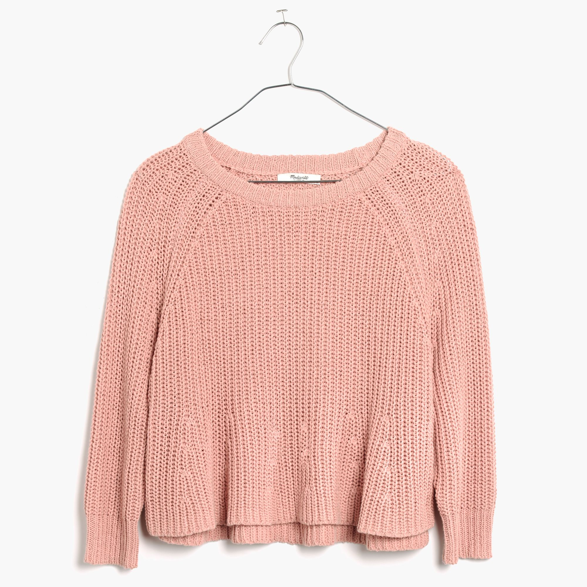 madewell cropped sweater