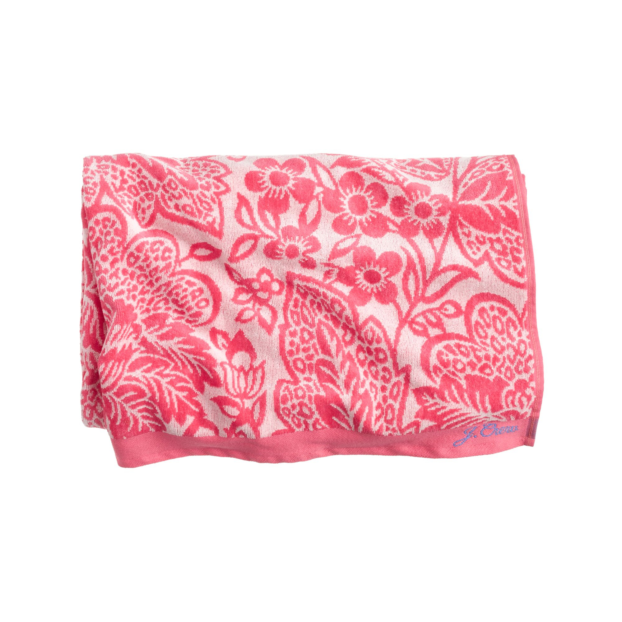 J.Crew Beach Towel in Pink Lyst