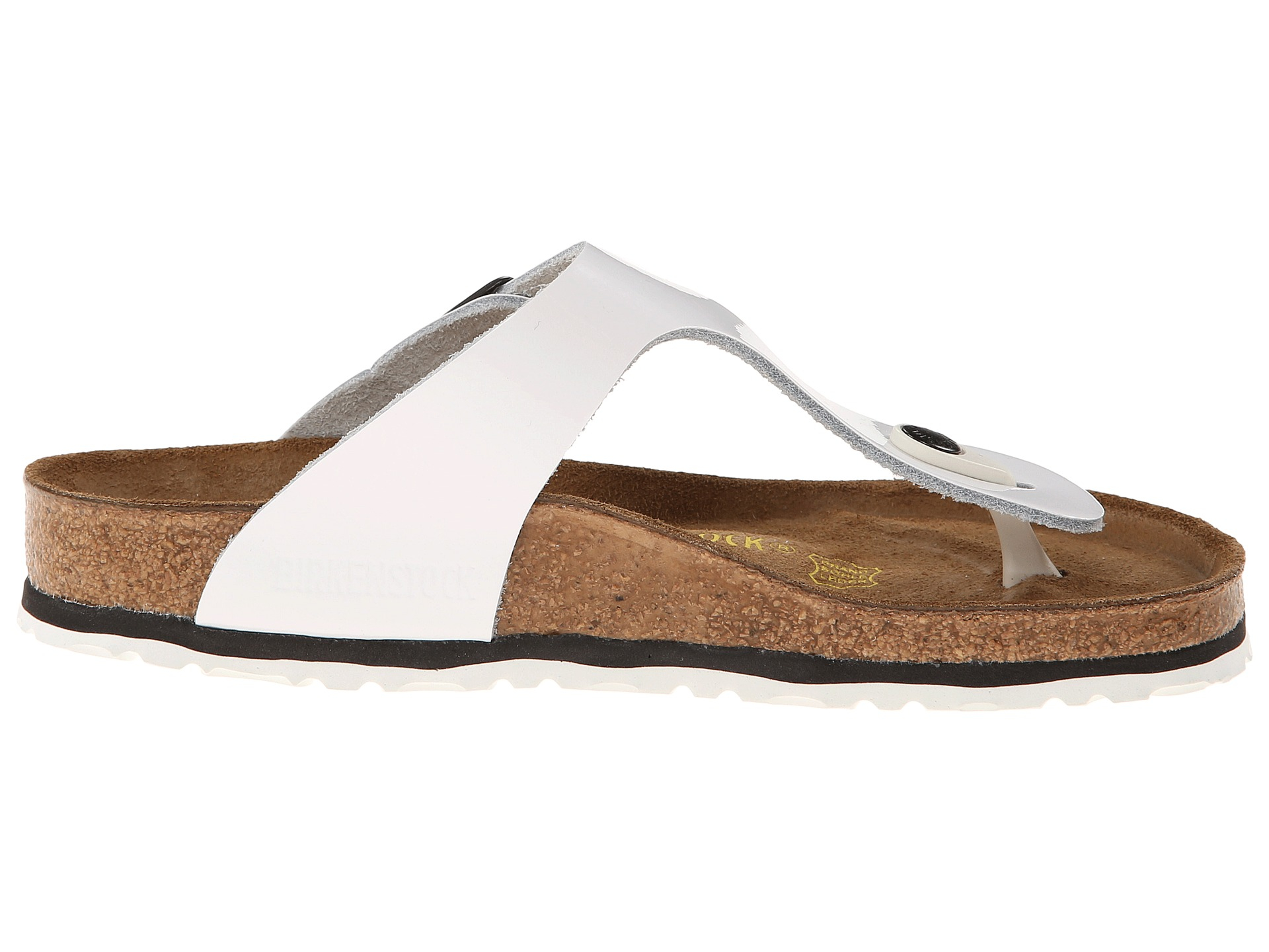 black ankle strap