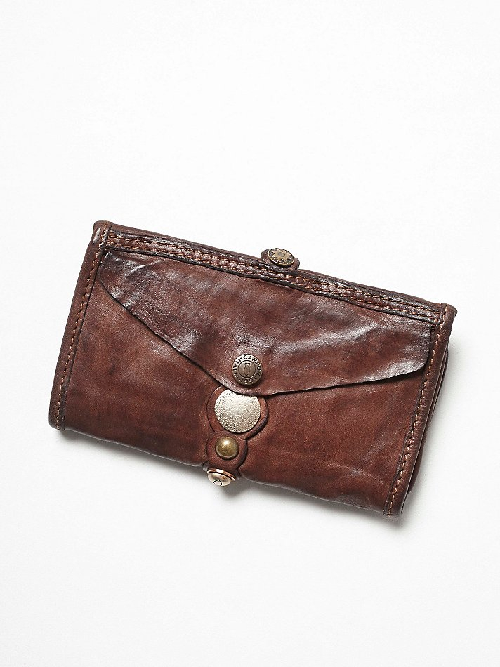Free People Campomaggi Womens Amaretto Wallet in Brown - Lyst