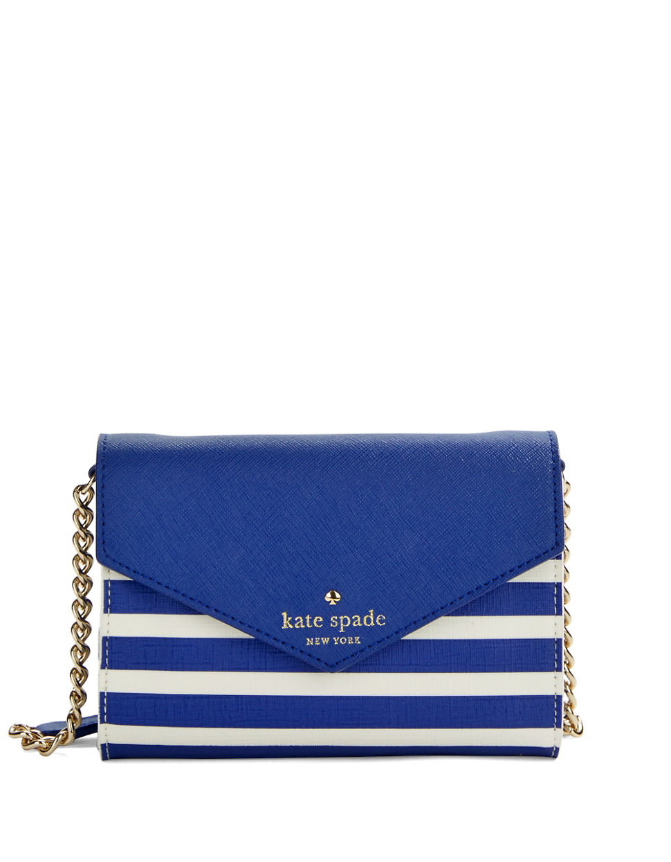 Kate spade new york Monday Striped Crossbody Bag in Blue Lyst