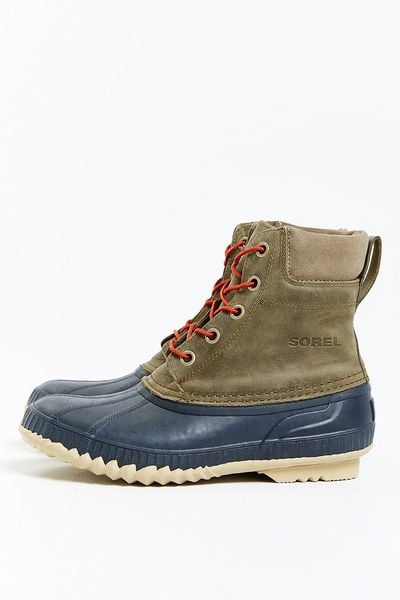 olive green duck boots