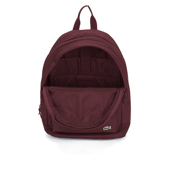 prada burgundy synthetic backpack  