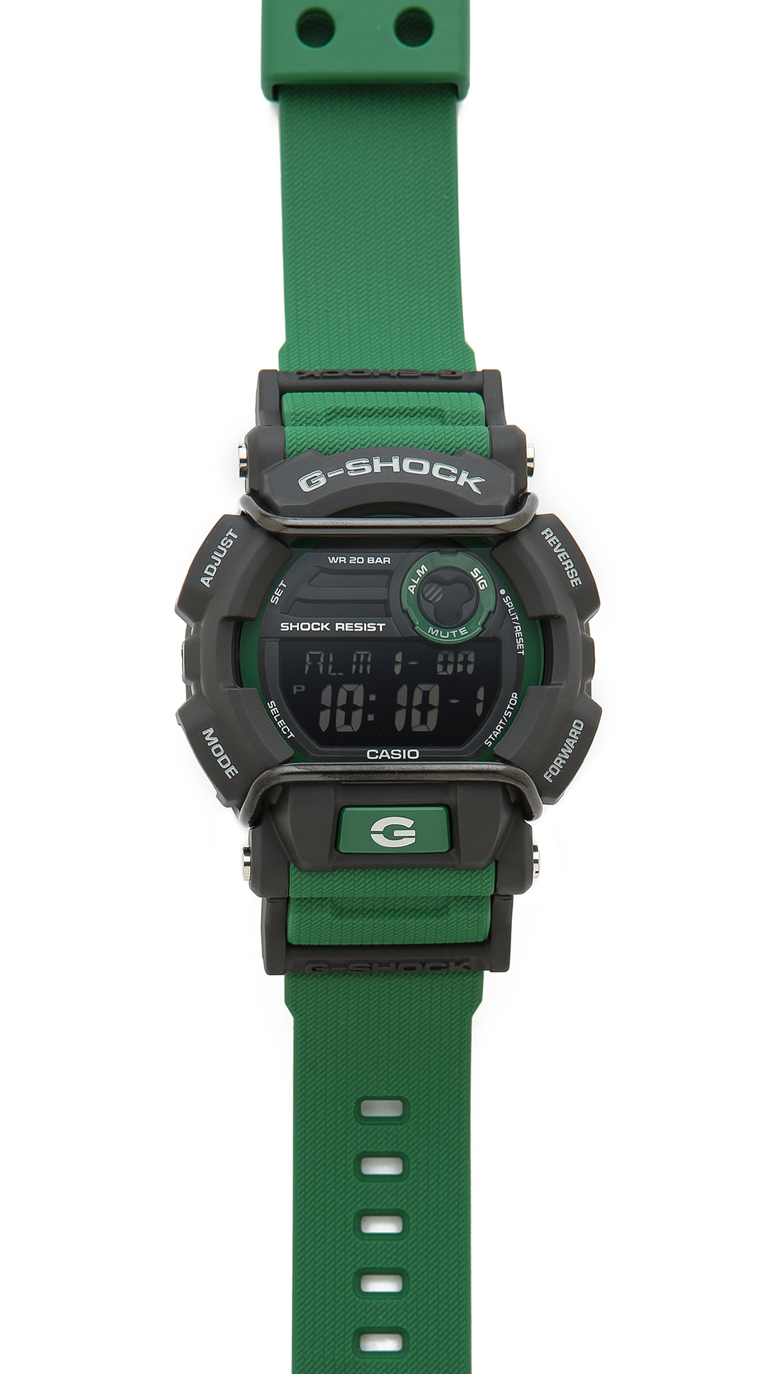 g shock mens watch green