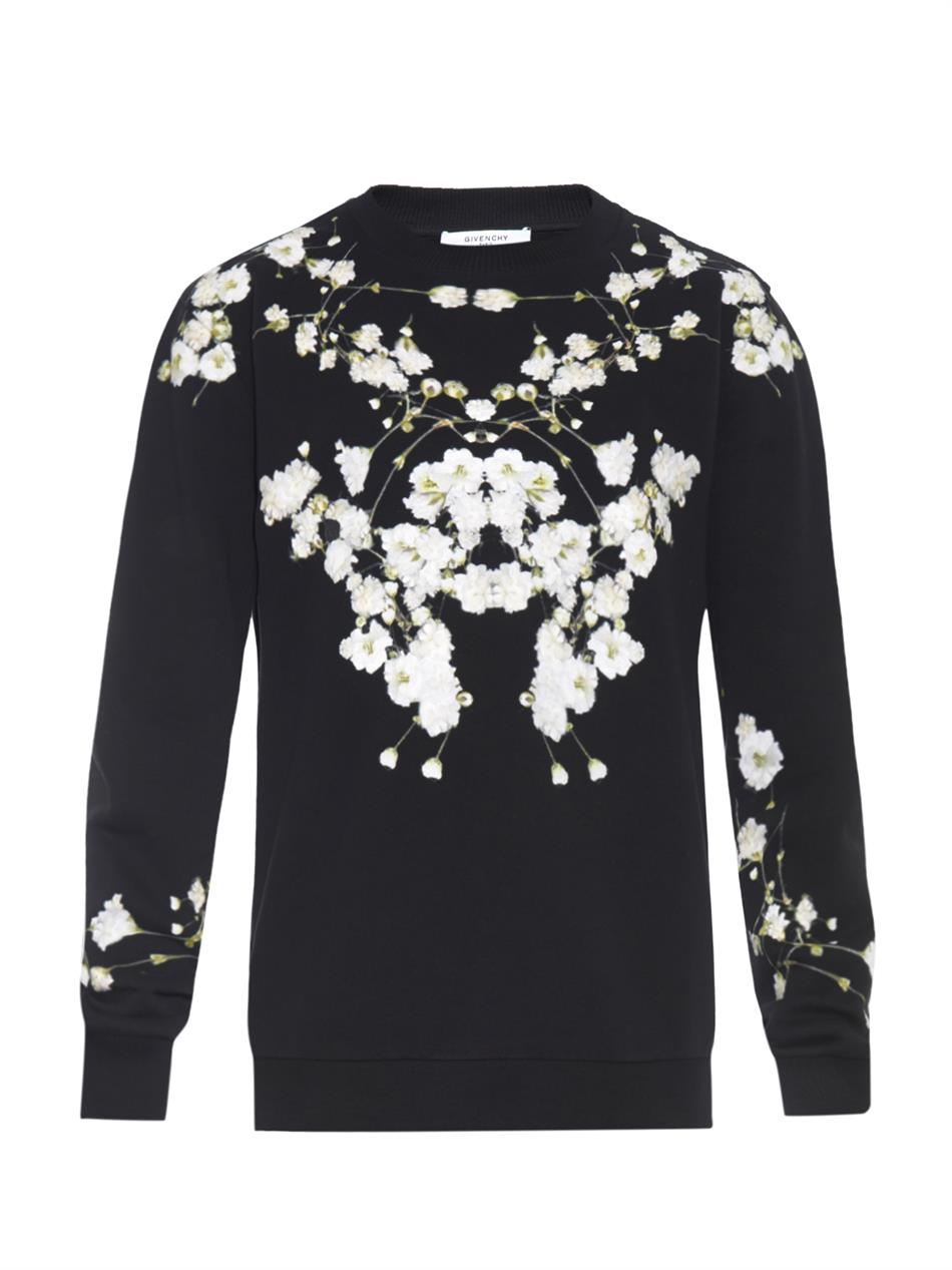 Givenchy Baby s Breath Floral Print Sweatshirt in Black for Men