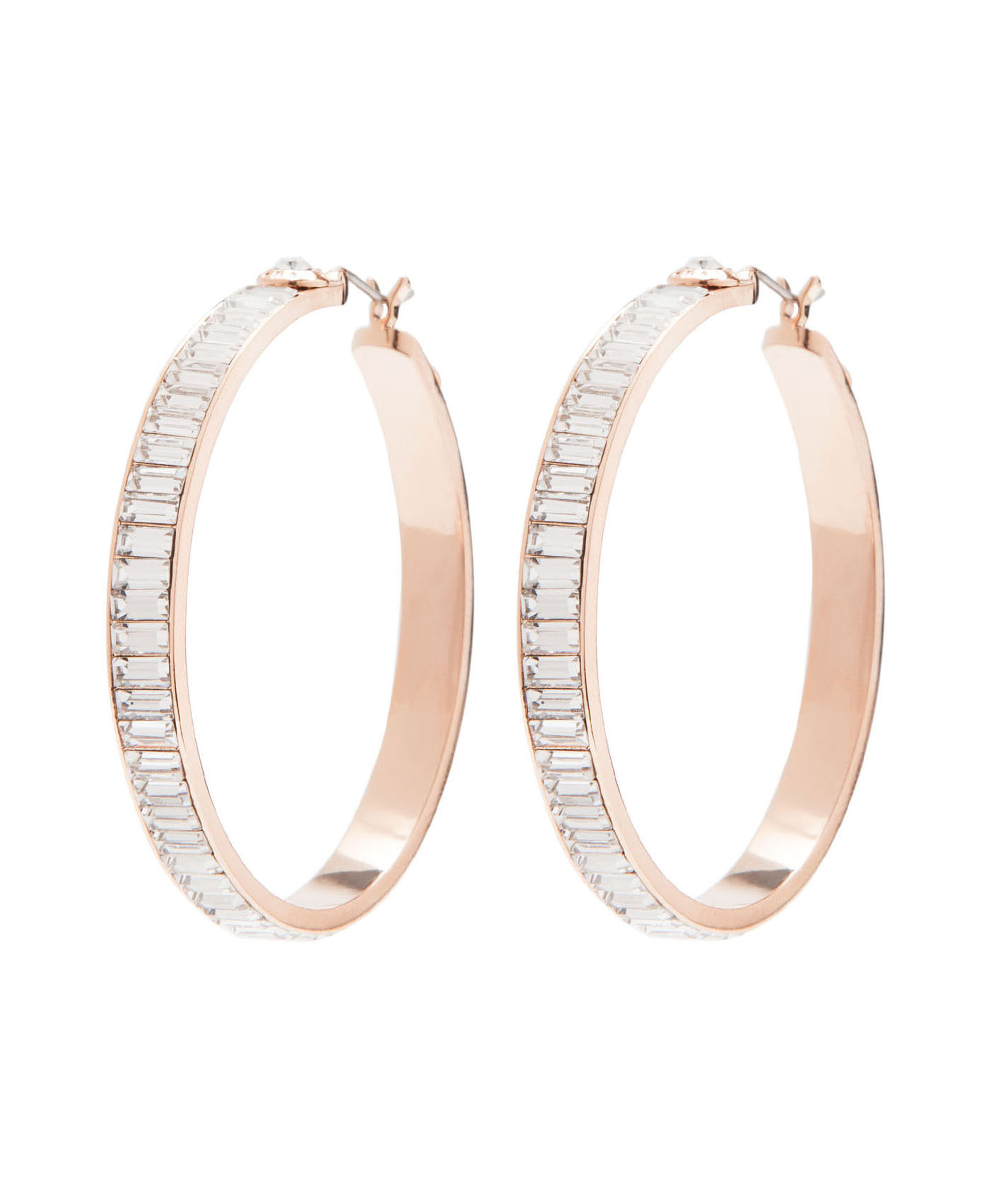 Lyst - Henri Bendel Harry Hoop Medium Earrings in Pink