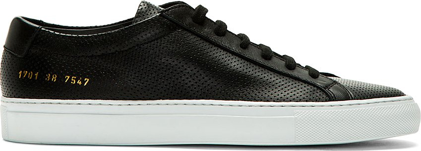 common projects perforated black