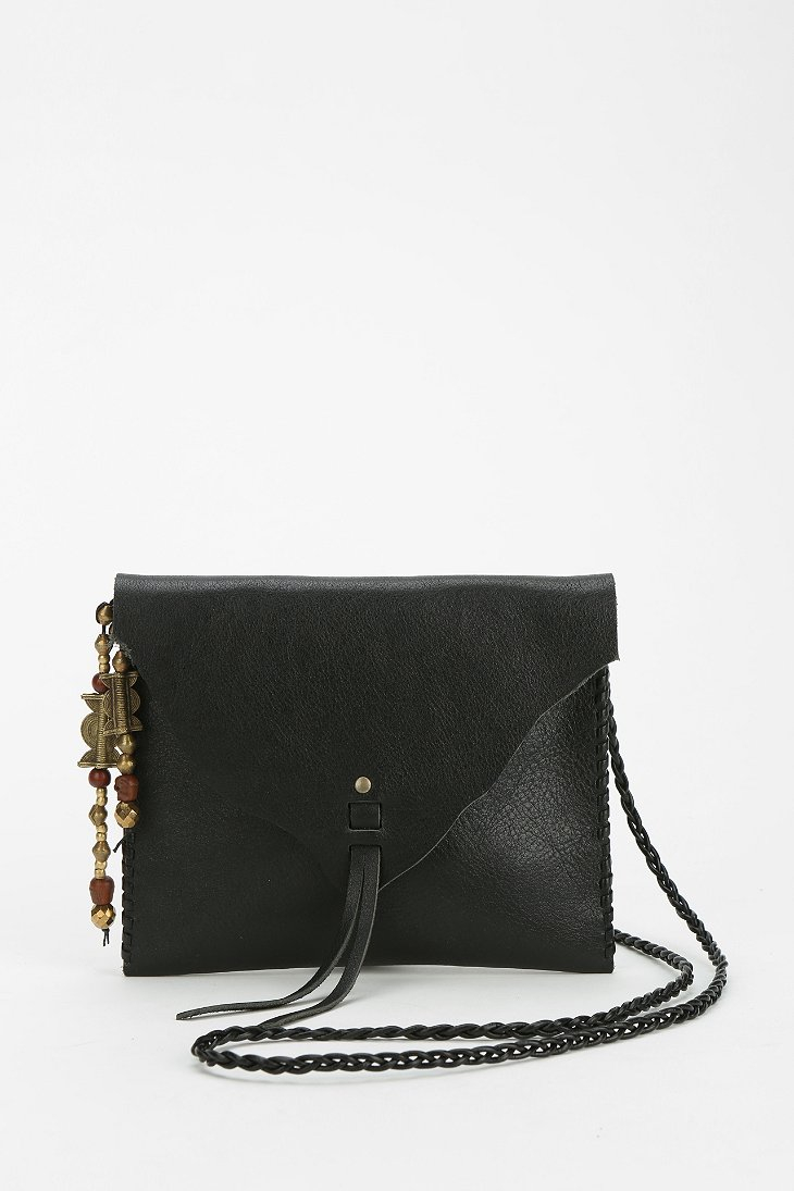 Urban Outfitters Keisha Kalfin Leather Crossbody Bag in Black Lyst