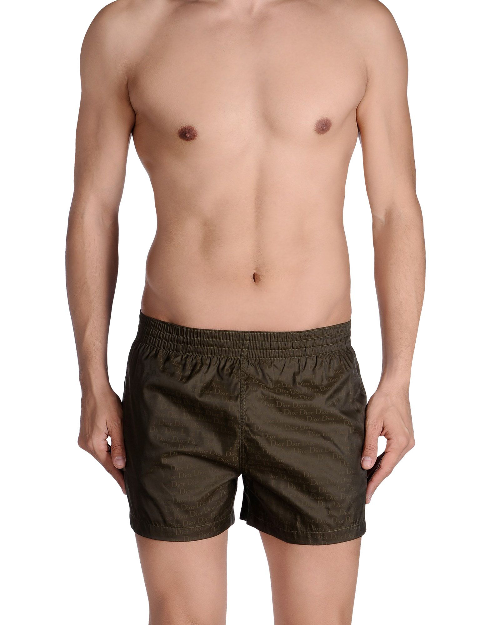 Dior homme Swimming Trunk in Green for Men (Military green) | Lyst