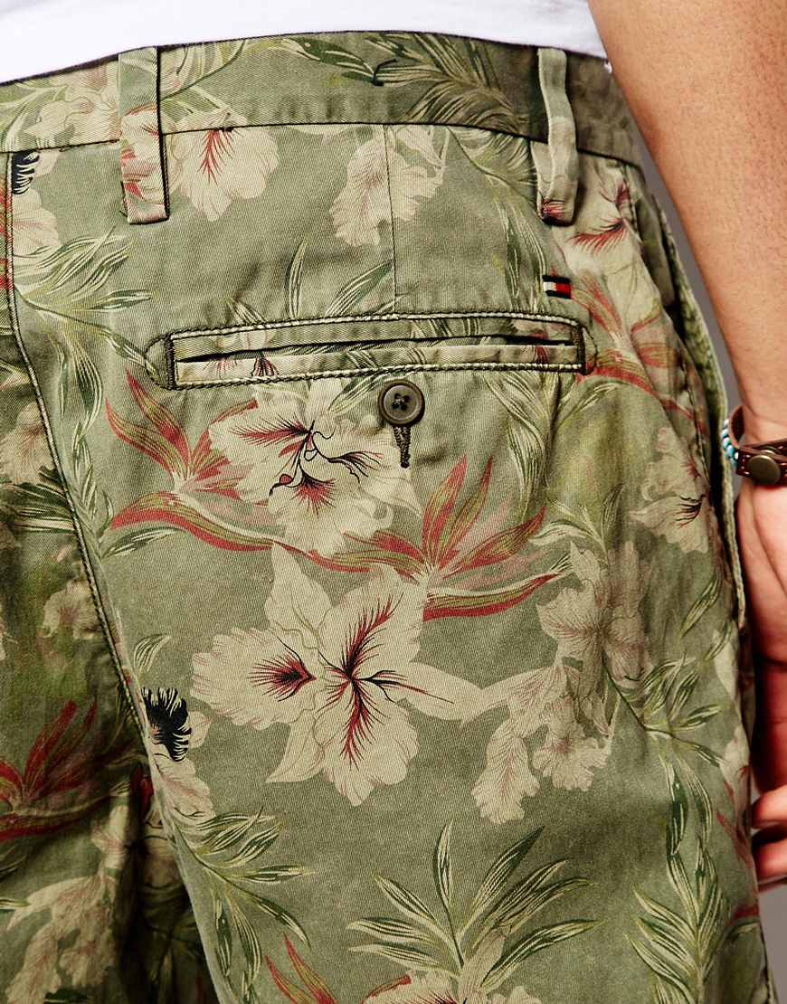 tommy hilfiger floral shorts