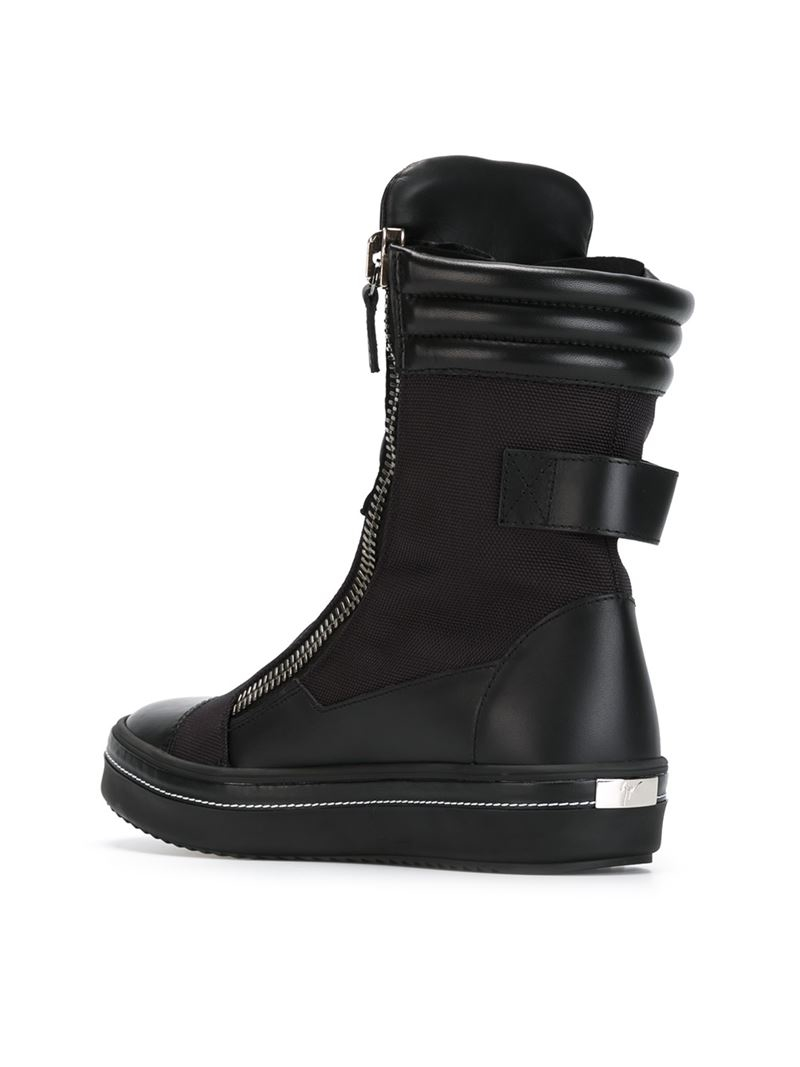 Giuseppe Zanotti Side Zip Fastening Boots in Black for Men | Lyst