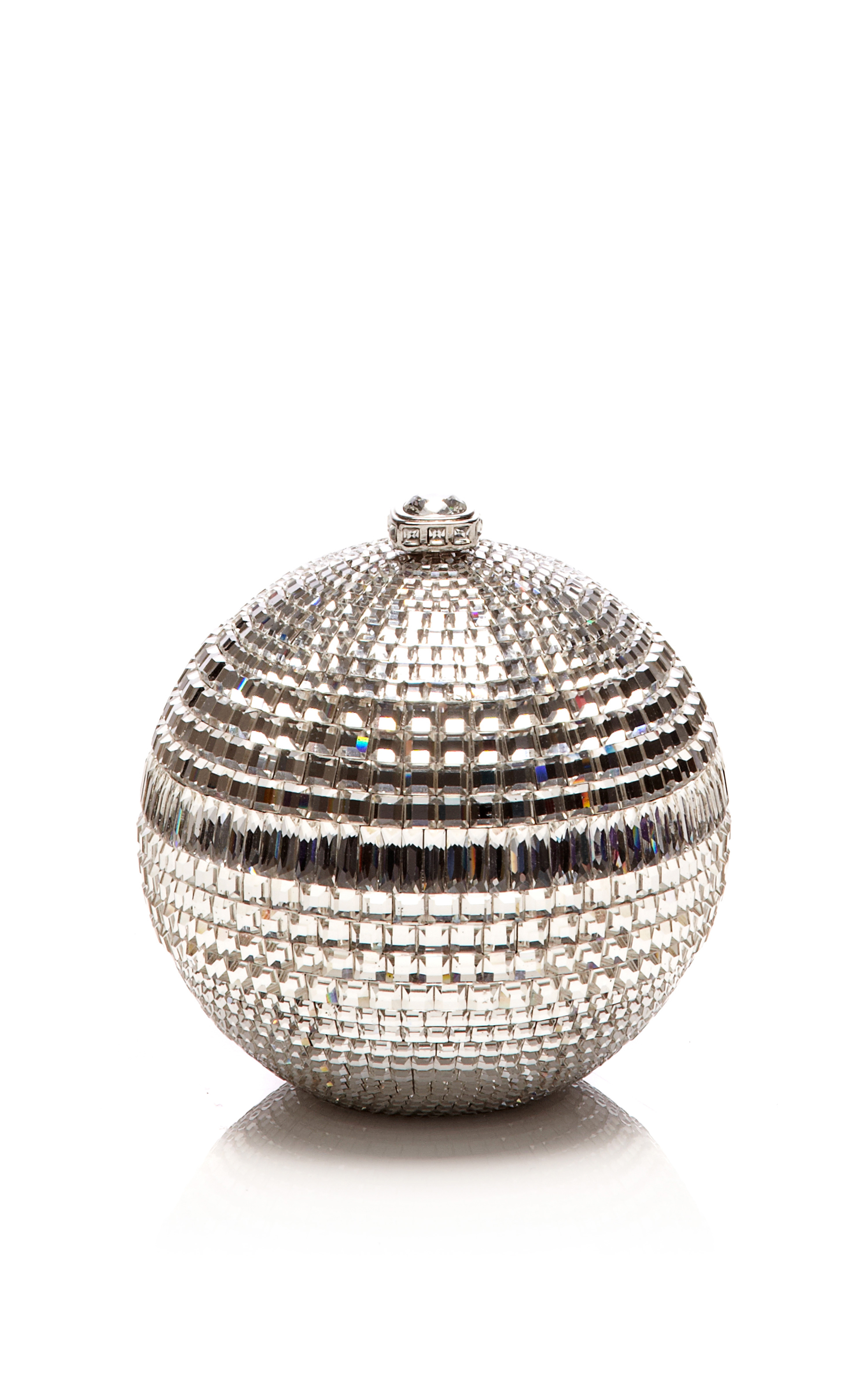Judith Leiber Disco Ball Evening Bag in Silver (Metallic) Lyst