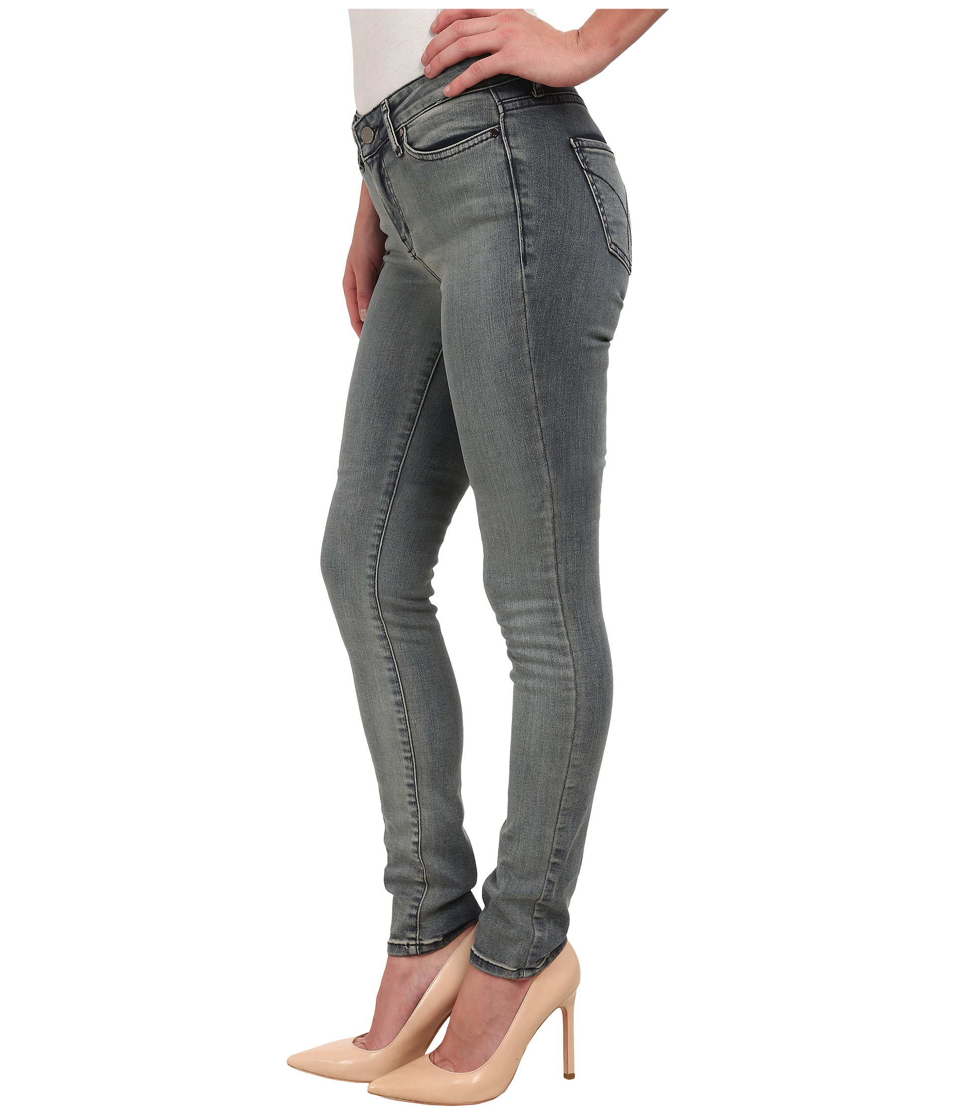 calvin klein jeans high rise skinny